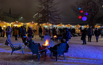 Un marché de Noël féérique